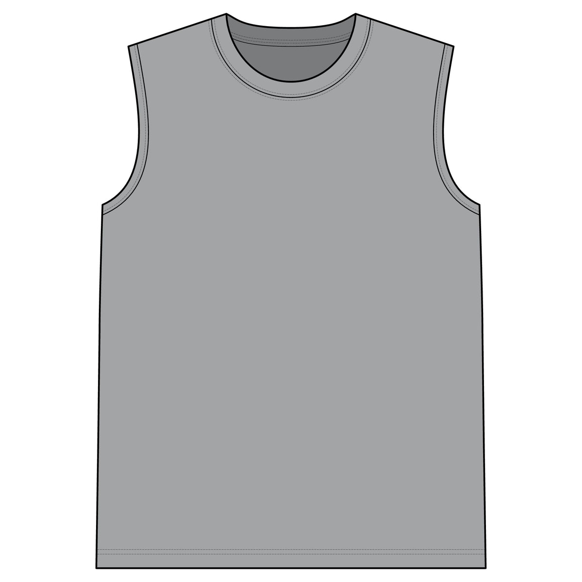 Unsponsored Surf Board Division Graphic Muscle Tank — product photo 12