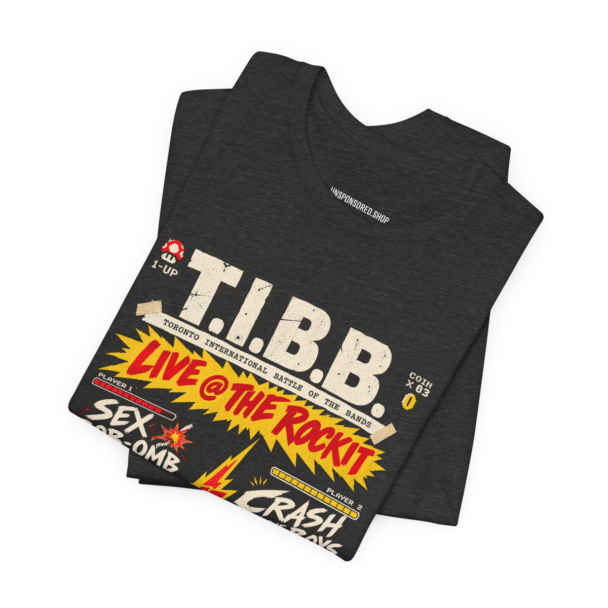 Unsponsored vs the World — TIBB Graphic Tee — product photo 11