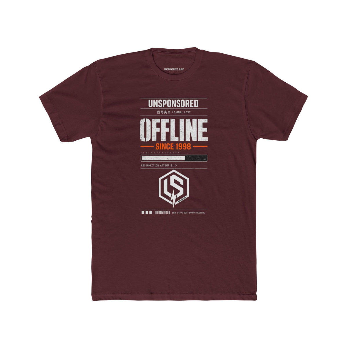 Unsponsored Offline and Still Loading Graphic Tee — product photo 2