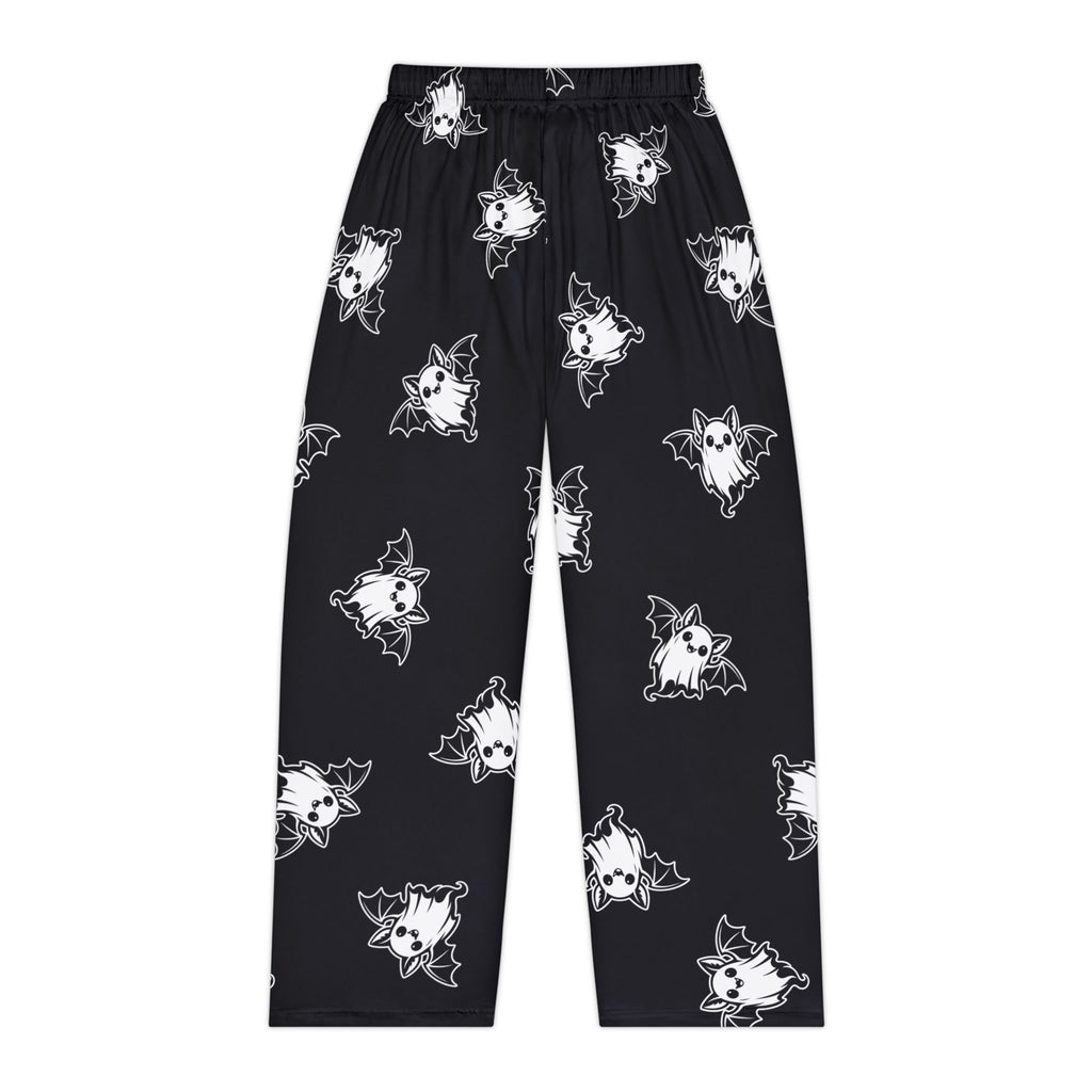 Ghost Bat Pajama Pants — Women's Cozy Halloween Loungewear
