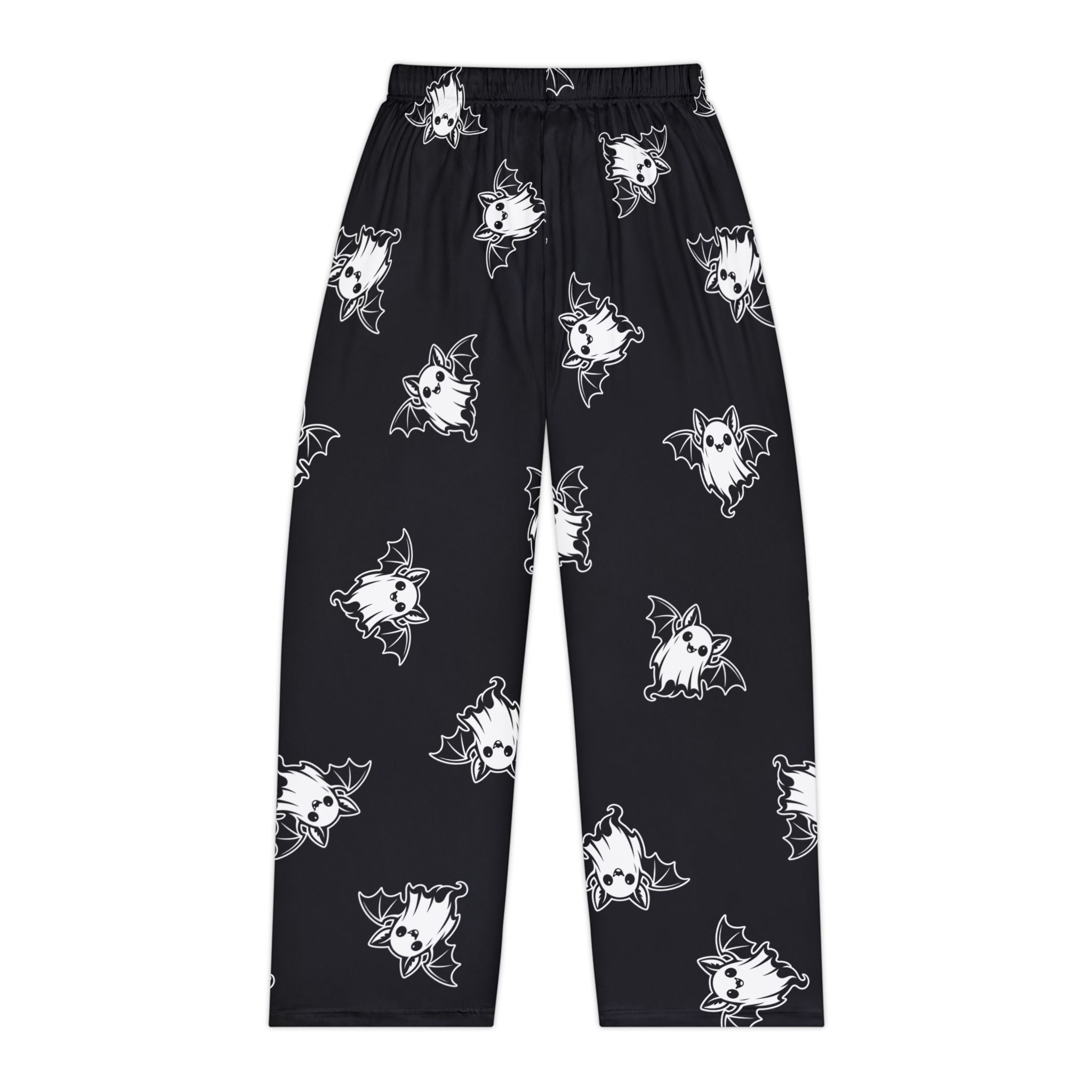 Ghost Bat Pajama Pants — Women's Cozy Halloween Loungewear