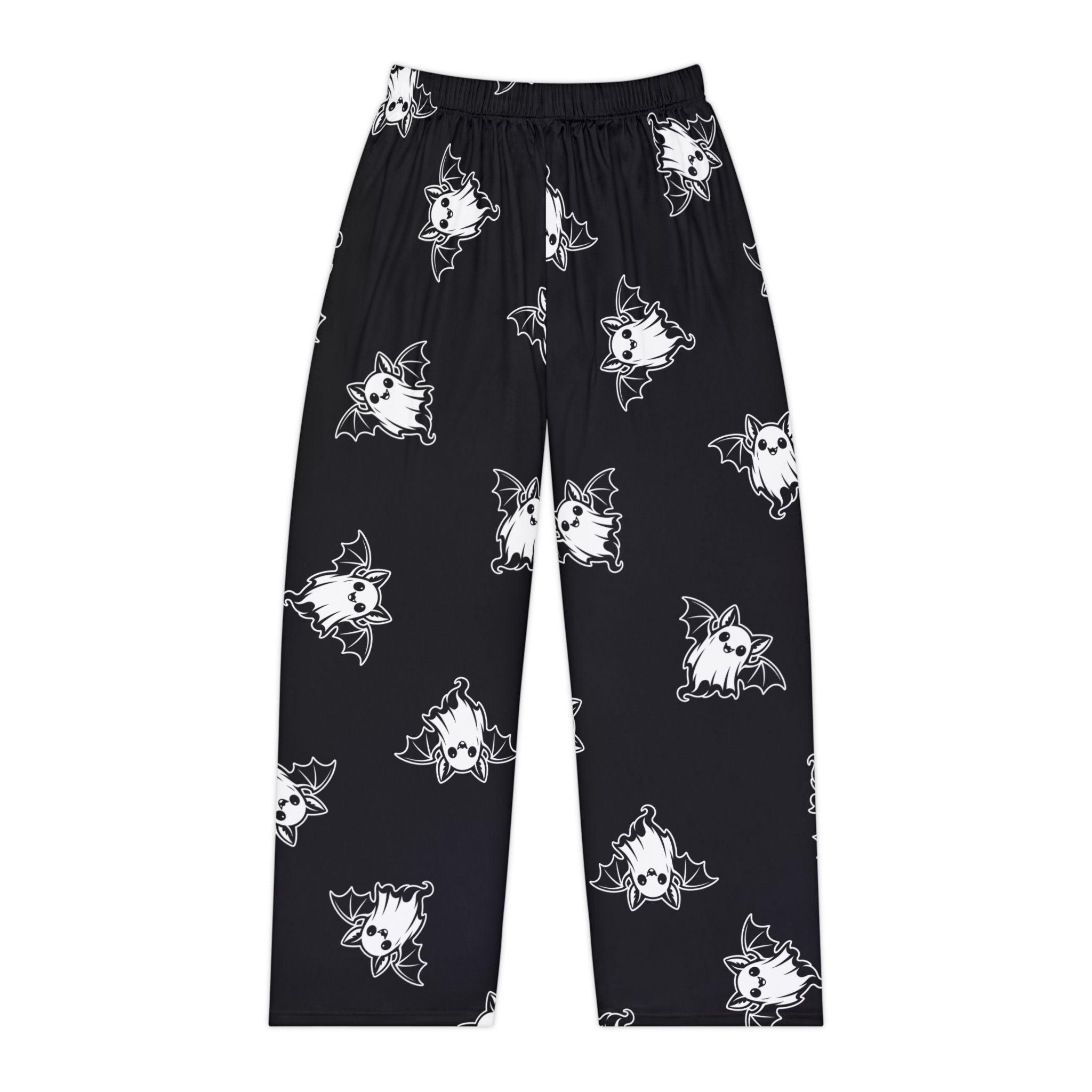 Ghost Bat Pajama Pants — Women's Cozy Halloween Loungewear