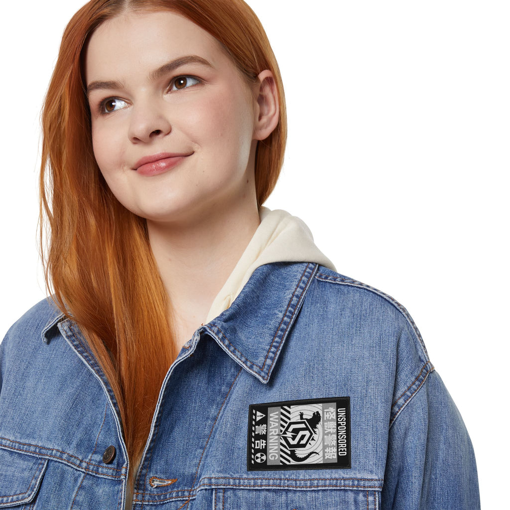 God Kaiju Warning — Iron-On Patch